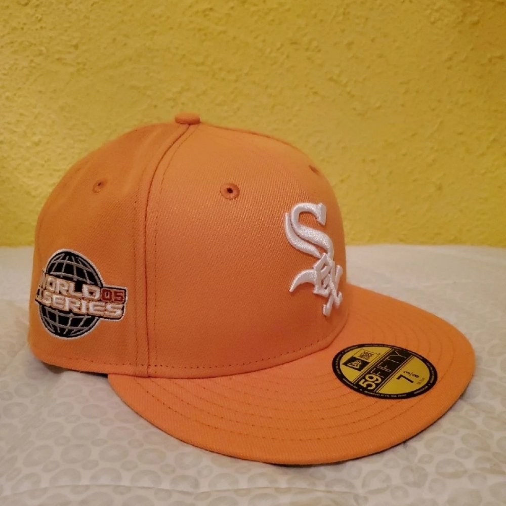 New Era 59Fifty Chicago White Sox Fitted Hat Size 7 3/8 "World Series 05"